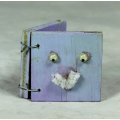 MINIATURE ORNAMENT - LOVELY CRAZY ABOUT YOU WOODEN BOOK - BID NOW!!!