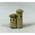 MINIATURE- A LOVELY SMILING COUPLE - BID NOW!!!