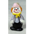MINIATURE - CLOWN WITH A PINK HAT - BID NOW!!!