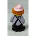 MINIATURE - CLOWN WITH A PINK HAT - BID NOW!!!
