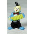 MINIATURE - CLOWN WITH A CONCERTINA  AND A TOP HAT - BID NOW!!!
