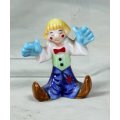 MINIATURE -  CLOWN WITH LARGE BLUE GLOVES - BID NOW!!!