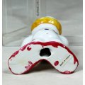 A SMALL SMILING CLOWN WITH POLKA DOTS - BID NOW!!!