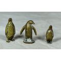 MINIATURE BRONZE - TRIO OF PENGUINS - BID NOW!!!