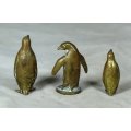 MINIATURE BRONZE - TRIO OF PENGUINS - BID NOW!!!