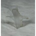 BEAUTIFUL MINIATURE FROSTED PENGUIN SPOTTED  - BID NOW!!!