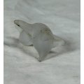 BEAUTIFUL MINIATURE FROSTED PENGUIN SPOTTED  - BID NOW!!!