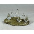 A STUNNING GROUP OF PENGUINS ON A ROCK - BID NOW!!!!