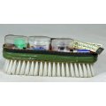 A UNUSUAL BRUSH WITH SEWING KIT - BID NOW!!!!