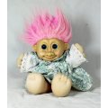 TROLL DOLL MADE IN CHINA - IN A SUMMER DRESS - BID NOW!!!!