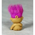 TROLL DOLL MADE IN CHINA - SMALL BABY TROLL WITH A DUMMY - BID NOW!!!!