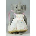 A  SMALL FURRY MOTHER ELEPHANT - BID NOW!!!!