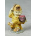 A BABY BUDDHA - MONK DANCING WITH A DRUM - BID NOW!!!!