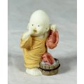 A BABY BUDDHA - MONK WASHING HIS SHOES - BID NOW!!!!