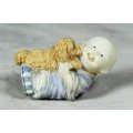 A BABY BUDDHA - MONK PLAYING WITH A PUPPY - BID NOW!!!!