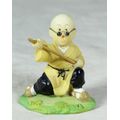 A BABY BUDDHA - MONK WITH HIS FIGHTING STICK - BID NOW!!!!