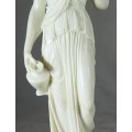 A DETAILED MOLDED LADY SCULPTURE - BID NOW!!!!