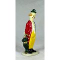 CLOWN FIGURINE HOLDING AN UMBRELLA - BID NOW!!!