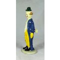 CLOWN FIGURINE HOLDING AN UMBRELLA - BID NOW!!!