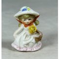 MINIATURE GIRL WITH A BASKET-BID NOW!!