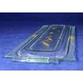 VERY LARGE GLASS SUSHI SERVING TRAY - BID NOW!!!