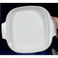 WHITE OVEN DISH WITH LID - BID NOW!!