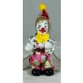 PORCERLAIN CLOWN DRESSED IN A JUMP SUIT WITH A RED HAT - BID NOW!!