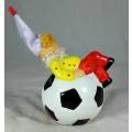 CLOWN SITTING ON A MONEY BOX BALL - BID NOW!!