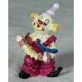 MOLDED CLOWN PLAYING A CONCERTINA - BID NOW!!