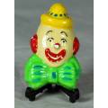 MOLDED CLOWN FACE WITH A GREEN BOW TIE - BID NOW!!