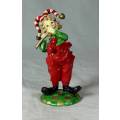 MOLDED CLOWN PLAYING THE FLUTE - BID NOW!!