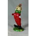 MOLDED CLOWN PLAYING THE FLUTE - BID NOW!!