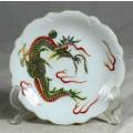 SWS PORCELAIN DISPLAY PLATE WITH A DRAGON (STUNNING)-BID NOW!