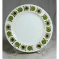PORCELAIN CONSTANTIA SIDE PLATE MADE IN SOUTH AFRICA WITH GREEN FLOWERS (LOVELY)-BID NOW!
