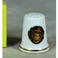 COLLECTABLE THIMBLE-MONKEY FACE (LOVELY)-BID NOW!!