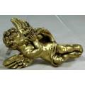 MOLDED CHERUB PLAYING THE FLUTE-(ABSOLUTELY STUNNING)-BID NOW!!