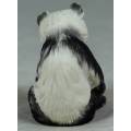 LOVELY MOTHER AND BABY PANDA WITH BEADS FOR EYES-BID NOW!!
