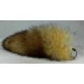 BLAST FROM THE PAST LARGE FLUFFY TAIL KEY RING -BID NOW!!
