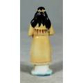 VINTAGE PORCELAIN FIGURINE (MARKED FOREIGN)-WOMAN DRESSED IN TRADITIONAL CLOTHES #62