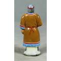 VINTAGE PORCELAIN FIGURINE (MARKED FOREIGN)-MAN DRESSED IN TRADITIONAL CLOTHES #64