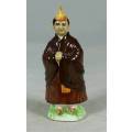 VINTAGE PORCELAIN FIGURINE (MARKED FOREIGN)-MAN DRESSED IN TRADITIONAL CLOTHES #66