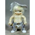 STUNNING PORCELAIN STANDING COWBOY BABY READY FOR ACTION - BID NOW!!!