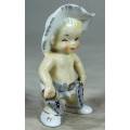 STUNNING PORCELAIN STANDING COWBOY BABY READY FOR ACTION - BID NOW!!!