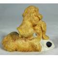 LOVELY MOLDED MUM AND HER PUPS-BID NOW!!!