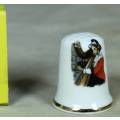 THIMBLE-FINE BONE CHINA MADE IN GREAT BRITAIN(LADY PLAYING A VIOLIN)-BID NOW!