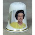 THIMBLE-TO COMMEMORATE THE 60TH BIRTHDAY OF HER MAJESTY QUEEN ELIZABETH 21/4/1986