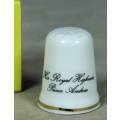THIMBLE-ST.GEORGE FINE BONE CHINA(HIS ROYAL HIGHNESS PRINCE ANDREW)