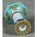 CLASSIC MINIATURE SPODE FINE BONE CHINA (WHITE,BLUE&GOLD PILLARS)-BID NOW!