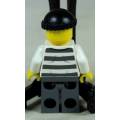 MINIATURE LEGO FIGURINE-CITY COPS BURGLAR-BID NOW!