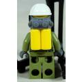 MINIATURE LEGO FIGURINE-VOLCANO EXPLORER(FEMALE)BID NOW!